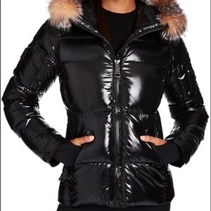 SAM Fur-Trim Puffer Jacket